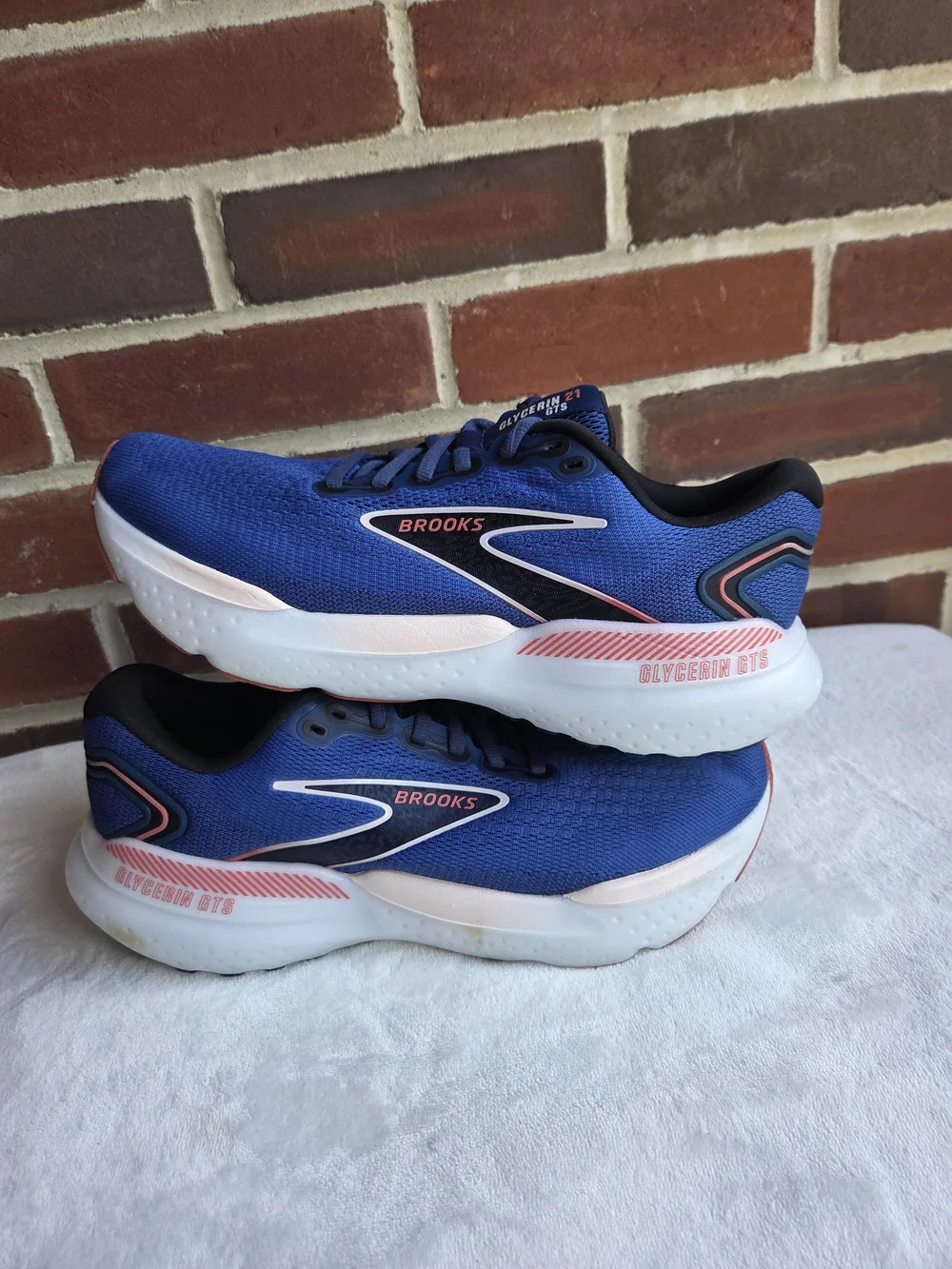 Brooks Glycerin GTS 21 Running‎ Shoes Blue Women’s Size 10 Medium B